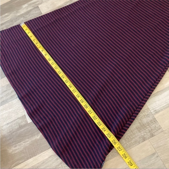 RVCA Stripe Scoop Back Day Dress Red and Black - Picture 7 of 11